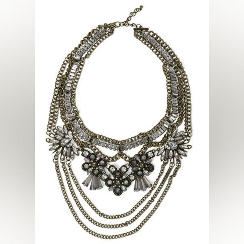 VENUS Gold and Silver Multi-Layer Necklace